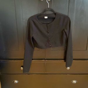 Cute black craft, long sleeve sweater
